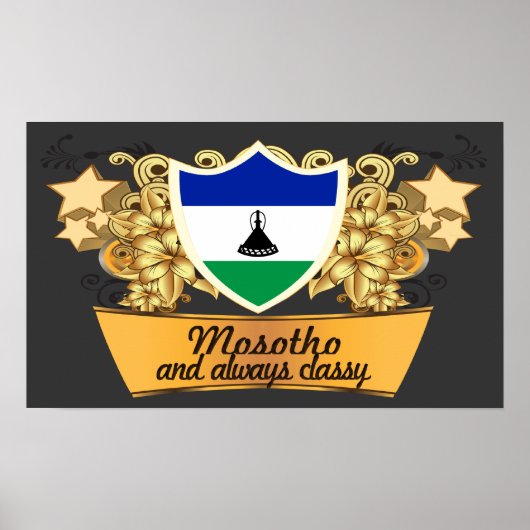 Classy Mosotho Poster (Vorne)