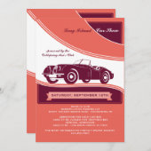 Classy Motorcar Show Ankündigung/Einladung Einladung (Vorne/Hinten)