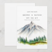 Classy Mountain Save The Date (Vorne/Hinten)