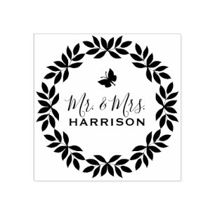 Classy Mr & Mrs. Gummistempel