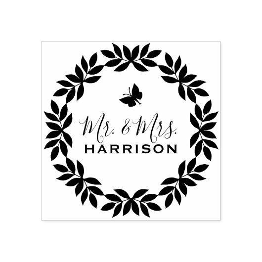 Classy Mr & Mrs. Gummistempel (Prägung)