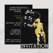 Classy Musical Dance Cabaret Vip Einladung (Vorne/Hinten)