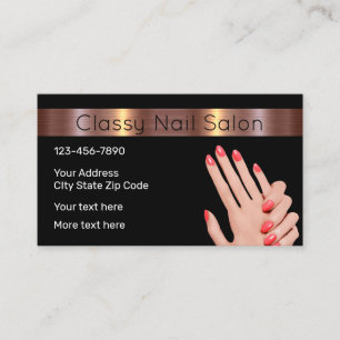 Classy Nail Beauty Salon Visitenkarte
