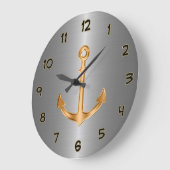 Classy Nautical Wall Decor Clocks Große Wanduhr (Winkel)