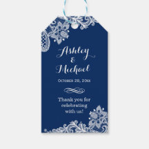 Classy Navy Blue Lace Wedding Vielen Dank