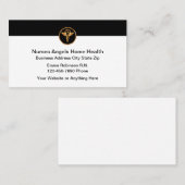 Classy Nursing Zuhause Health Business Cards Visitenkarte (Vorne/Hinten)