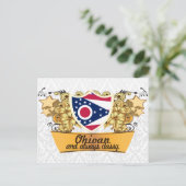 Classy Ohioan Postkarte (Stehend Vorderseite)