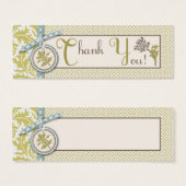 Classy Olive TY Skinny Gift Tag (Vorne & Hinten)