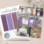 Classy Orchid Plum Wedding Farben Palette Karte 20<br><div class="desc">Classy Orchid Plum Wedding Farben Palette Karte 2024</div>