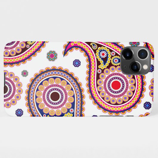Classy Paisley Designs iPhone Hülle (Rückseite (Horizontal))