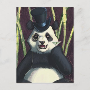 Classy Panda Postkarte