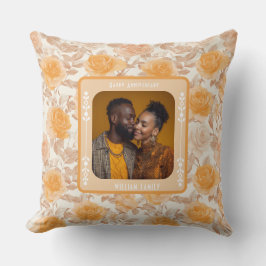 Classy Parents 2ND Anniversary Throw Pillow  Kissen