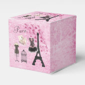 Classy Paris Fashion Eiffel Tower Geschenkschachtel (Vorderseite)