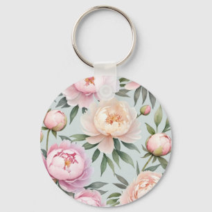 Classy Peony Keychain Schlüsselanhänger