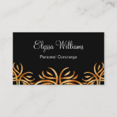 Classy Personal Concierge Einzigartige Visitenkart Visitenkarte (Vorderseite)