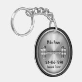 Classy Personal Trainer Promoter Promotions Schlüs Schlüsselanhänger (Vorderseite links)