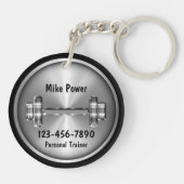 Classy Personal Trainer Promoter Promotions Schlüs Schlüsselanhänger (Rückseite)