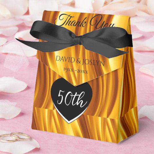 Classy Personalisiert 50 Jahre Jubiläumsfeier Geschenkschachtel (Hochzeit)