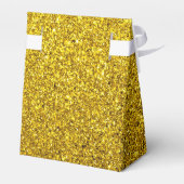 Classy Personalisiert Black & Gold 50 Jahre alt Geschenkschachtel (Rückseite)