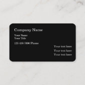 Classy Pet Service Pads Drucken Visitenkarte (Rückseite)