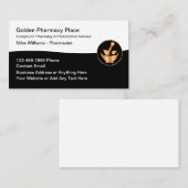 Classy Pharmacy Pharmacist Retail Business Cards Visitenkarte (Vorne/Hinten)