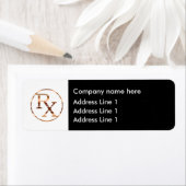Classy Pharmacy Rücksendeadresse Sticker Labels (Insitu)