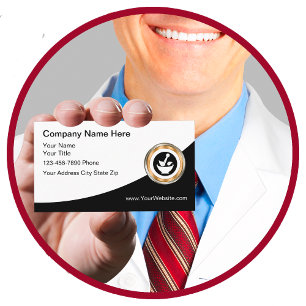 Classy Pharmacy Unique Logo Business Cards Visitenkarte