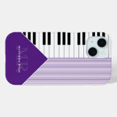Classy Piano Keys | königlich lila Case-Mate iPhone Hülle (Rückseite (Horizontal))