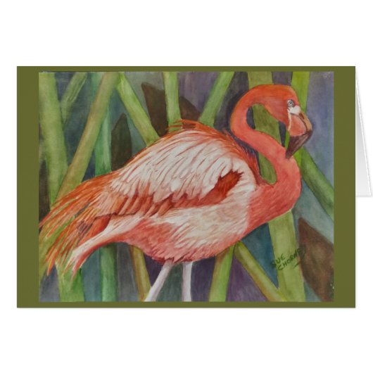 CLASSY PINK FLAMINGO (Vorderseite (Horizontal))