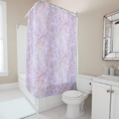 Classy Pink Lavender Marble Duschvorhang (Beispiel)