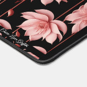 Classy Pink Lotus Desk Mat Schreibtischunterlage (Ecke)
