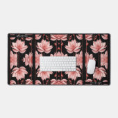 Classy Pink Lotus Desk Mat Schreibtischunterlage (Tastatur & Maus)
