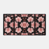 Classy Pink Lotus Desk Mat Schreibtischunterlage (Vorderseite)