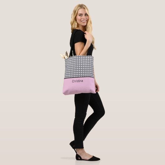 Classy Pink Monogram Tasche (Am Model)