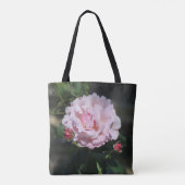 Classy Pink Rose Schöne Natur Foto Tasche (Rückseite)