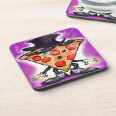 Classy Pizza Getränkeuntersetzer (Linke Seite)