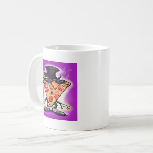 Classy Pizza Kaffeetasse (Vorderseite Links)