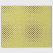 Classy Polka Dot Pattern Wrapping Paper Roll Geschenkpapier (Flach)