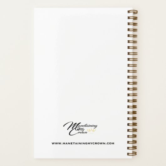 Classy Praying Mother 5,5" x 8,5" Spirale Notizblock (Rückseite)