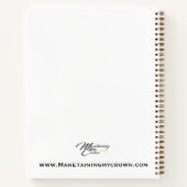 Classy Praying Mother Softcover-Notebook Notizblock (Rückseite)