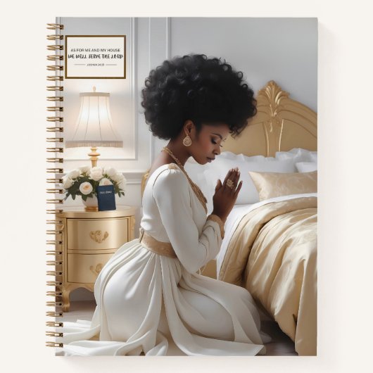 Classy Praying Mother Softcover-Notebook Notizblock (Vorderseite)