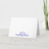 Classy Ramadan Kareem Islamic Calligraphy Postcard Karte (Rückseite)