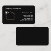 Classy Real Anwesen Beruflich Visitenkarte (Vorne/Hinten)