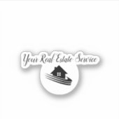 Classy Real Anwesen Cout Aufkleber (Vorderseite)