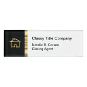 Classy Real Anwesen Namenschild (Vorderseite)