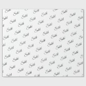 Classy Real Anwesen "Sold" Geschenkpapier (Flach)