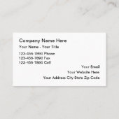 Classy Real Anwesen Theme Visitenkarte (Rückseite)