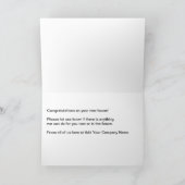 Classy Real Estate Thank You Cards Dankeskarte (Innenseite)