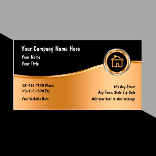Classy Real Estate Theme Visitenkarte