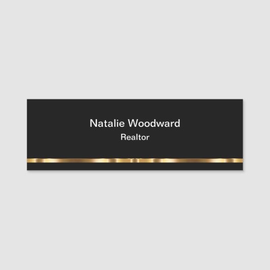 Classy Realtor Theme Namensschild (Vorderseite)